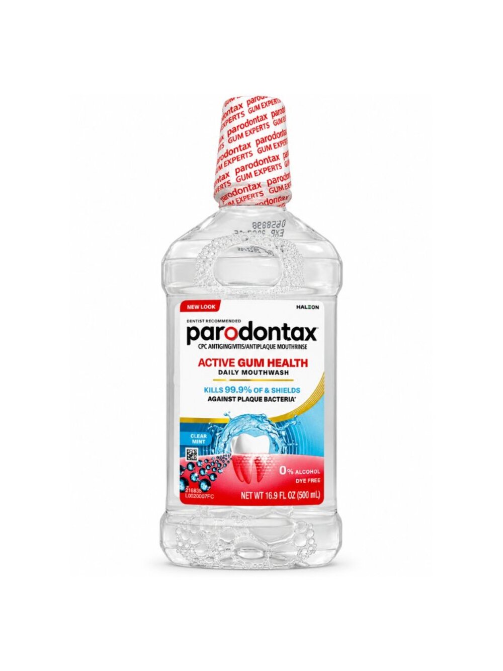 Parodontax Gum Health Mouthwash Clear Mint Alcohol Free 16.9 Fl Oz